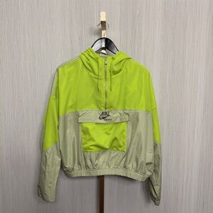 Nike Mesh Sportswear Jacket | Atomic Green & Olive | Women's XL